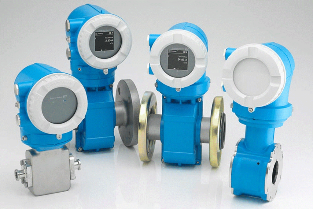 Endress Hauser flow meter installation in UAE industrial plant
